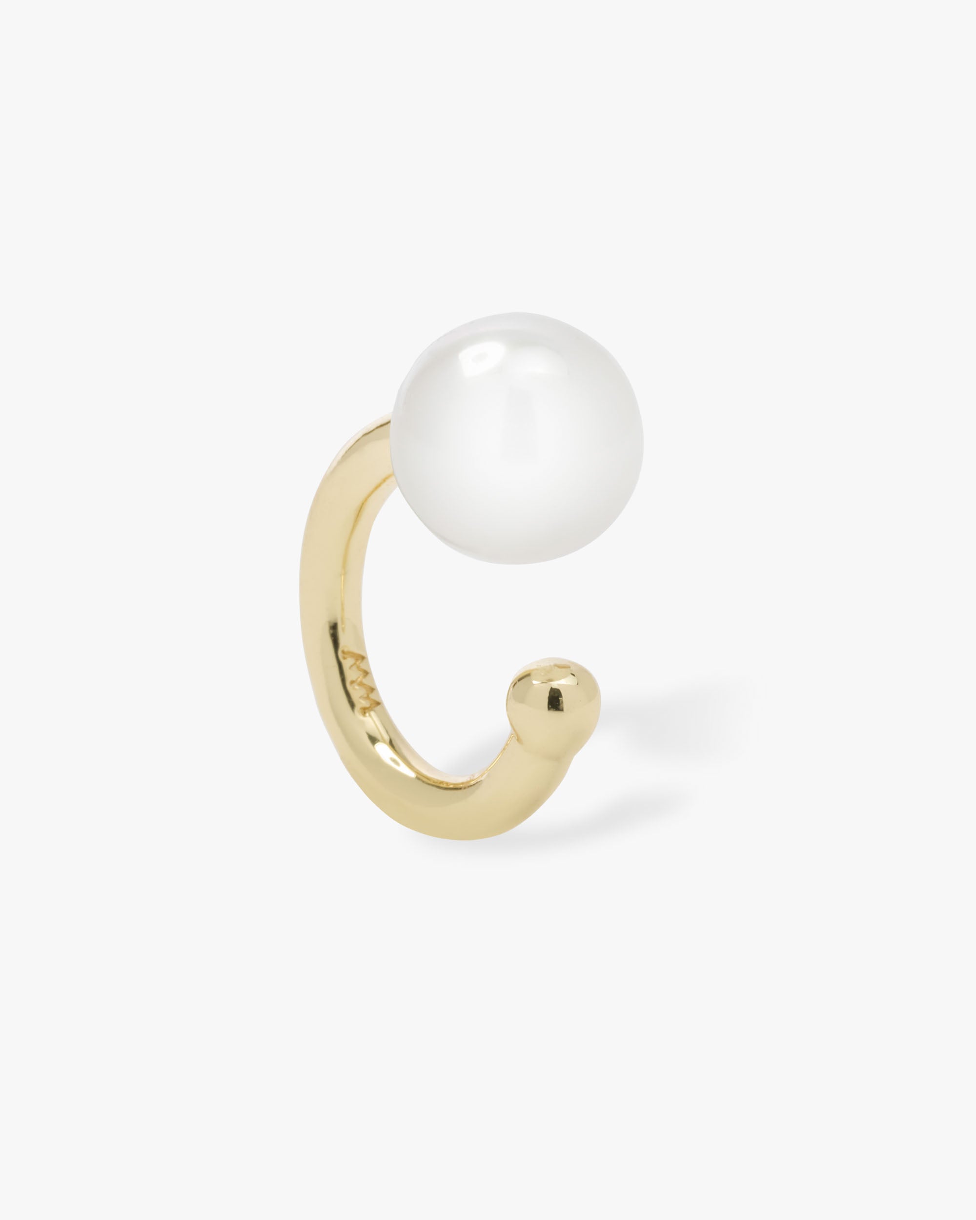 Perfect Pearl Ear Cuff - Gold