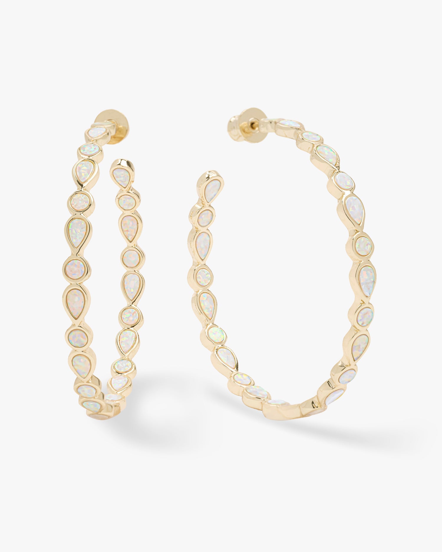 Isla opal hoop on sale earrings