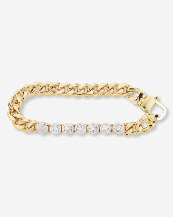 Julian Loves Diamonds Bracelet - Gold|White Diamondettes
