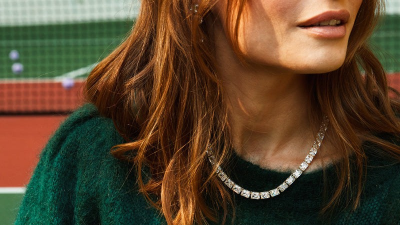 What is a Tennis Necklace & How to Style It