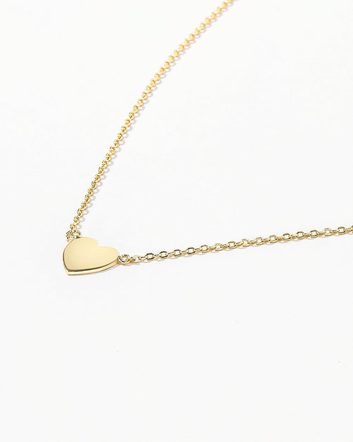 You Have My Baby Heart Necklace - Gold