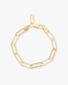 Samantha Chain Link Bracelet - Gold