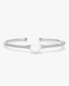 Perfect Pearl Cuff - Silver