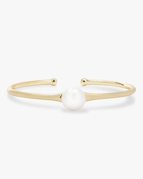 Perfect Pearl Cuff - Gold