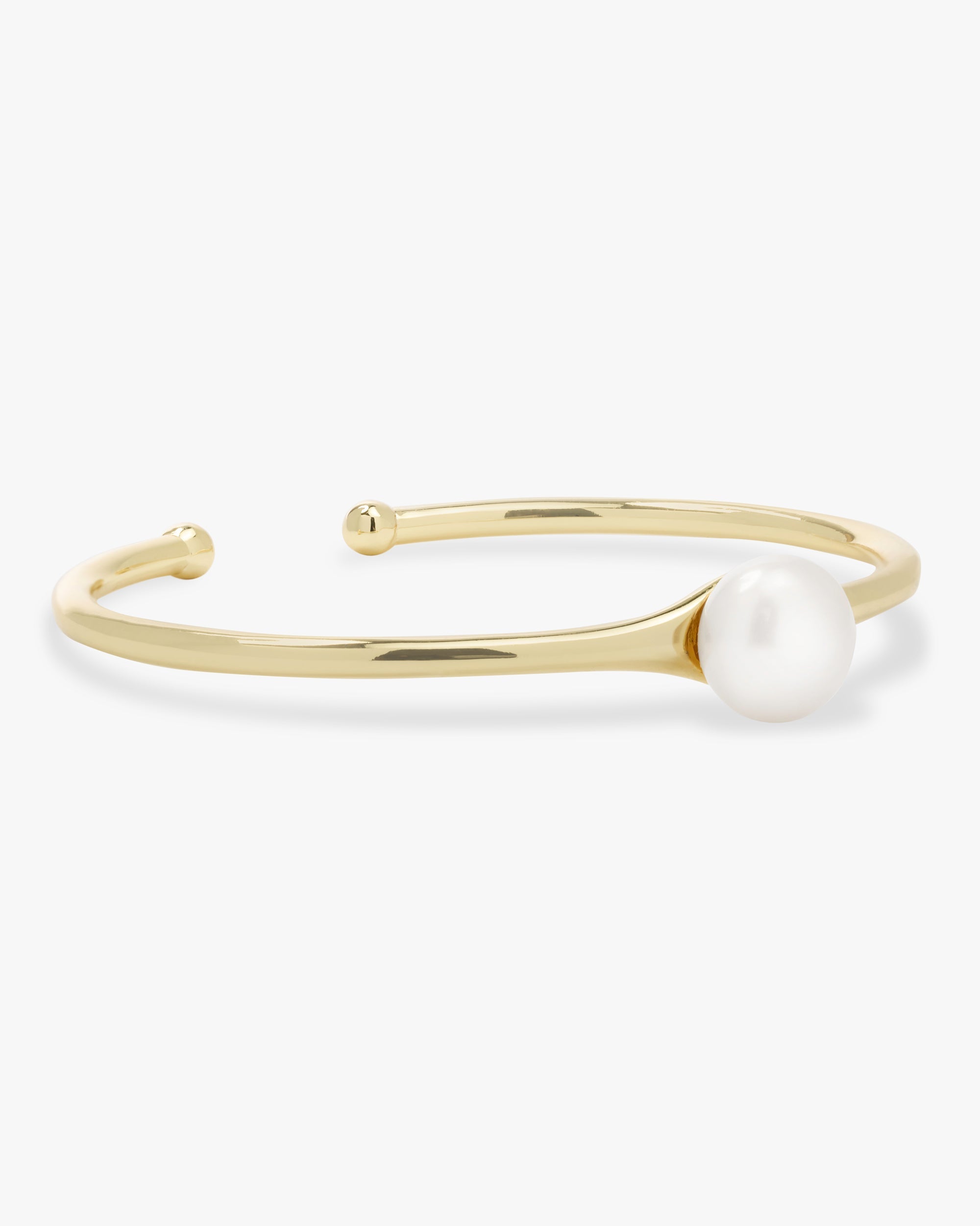 Perfect Pearl Cuff - Gold