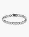 Duchess Tennis Bracelet - Silver|White Diamondettes