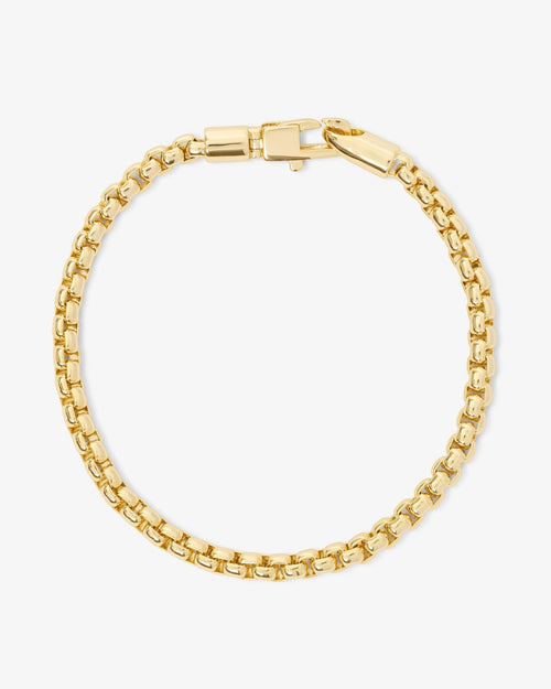 Logan Rolo Chain Bracelet - Gold