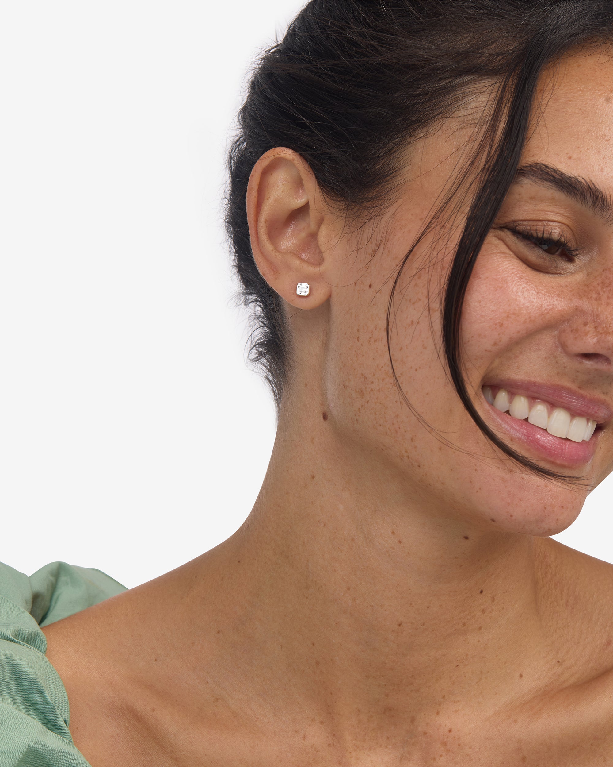 4mm silver stud earrings online