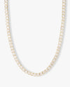 Duchess Tennis Necklace - Gold|White Diamondettes