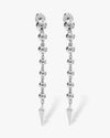 Life's a Ball Drop Earrings - Silver