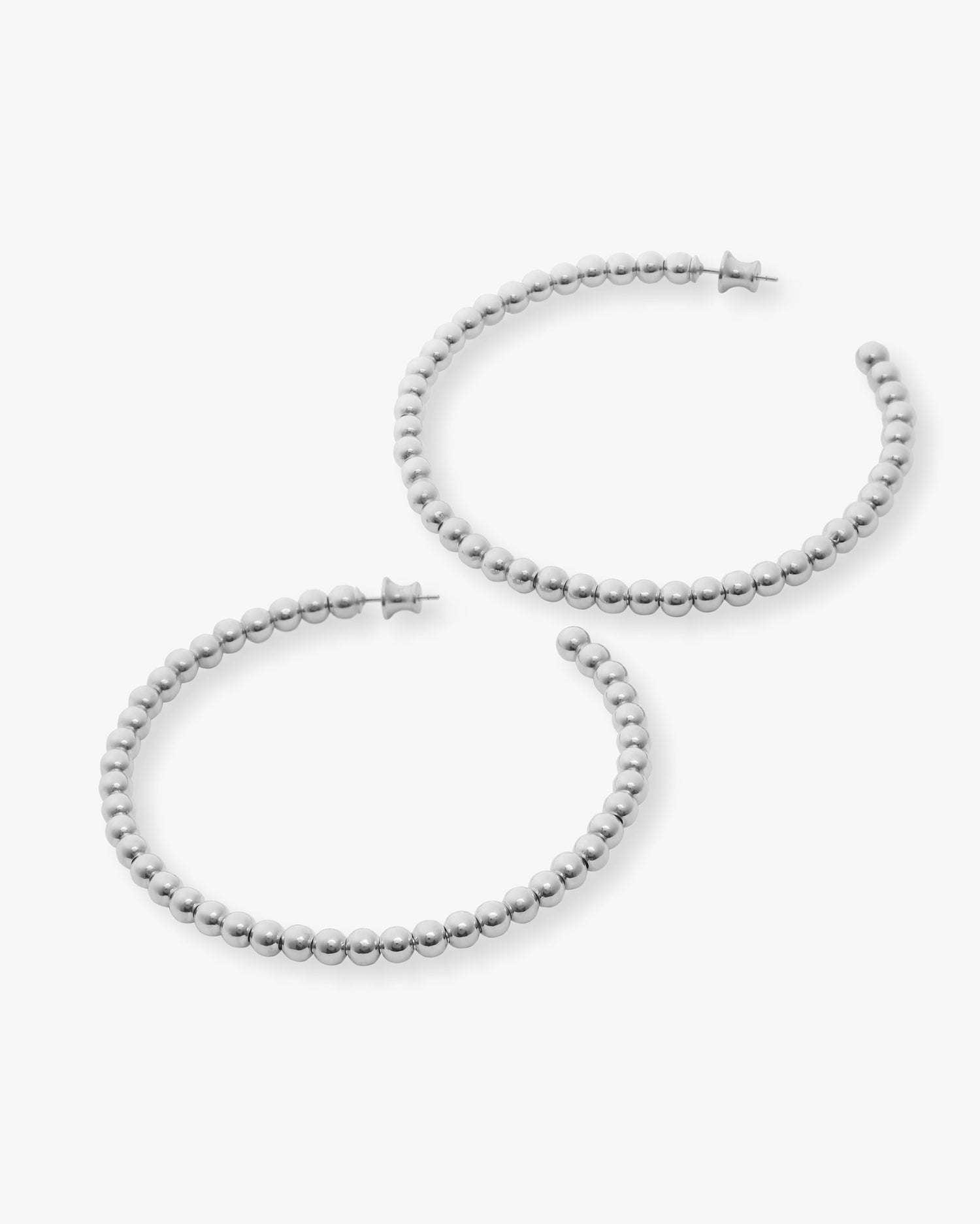 Mama Life's a Ball Hoops - Silver