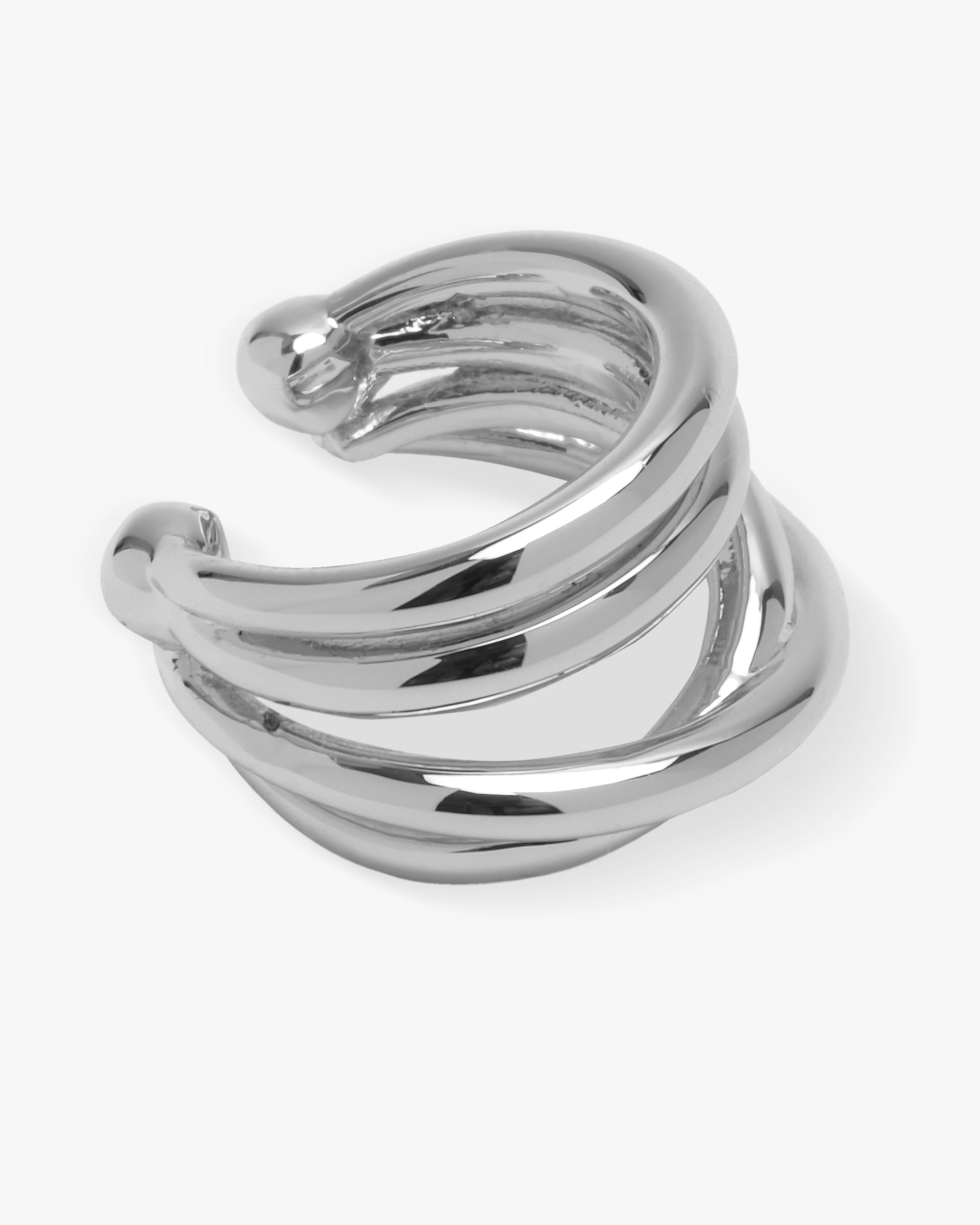 "She's So Smooth" Ear Cuff - Silver