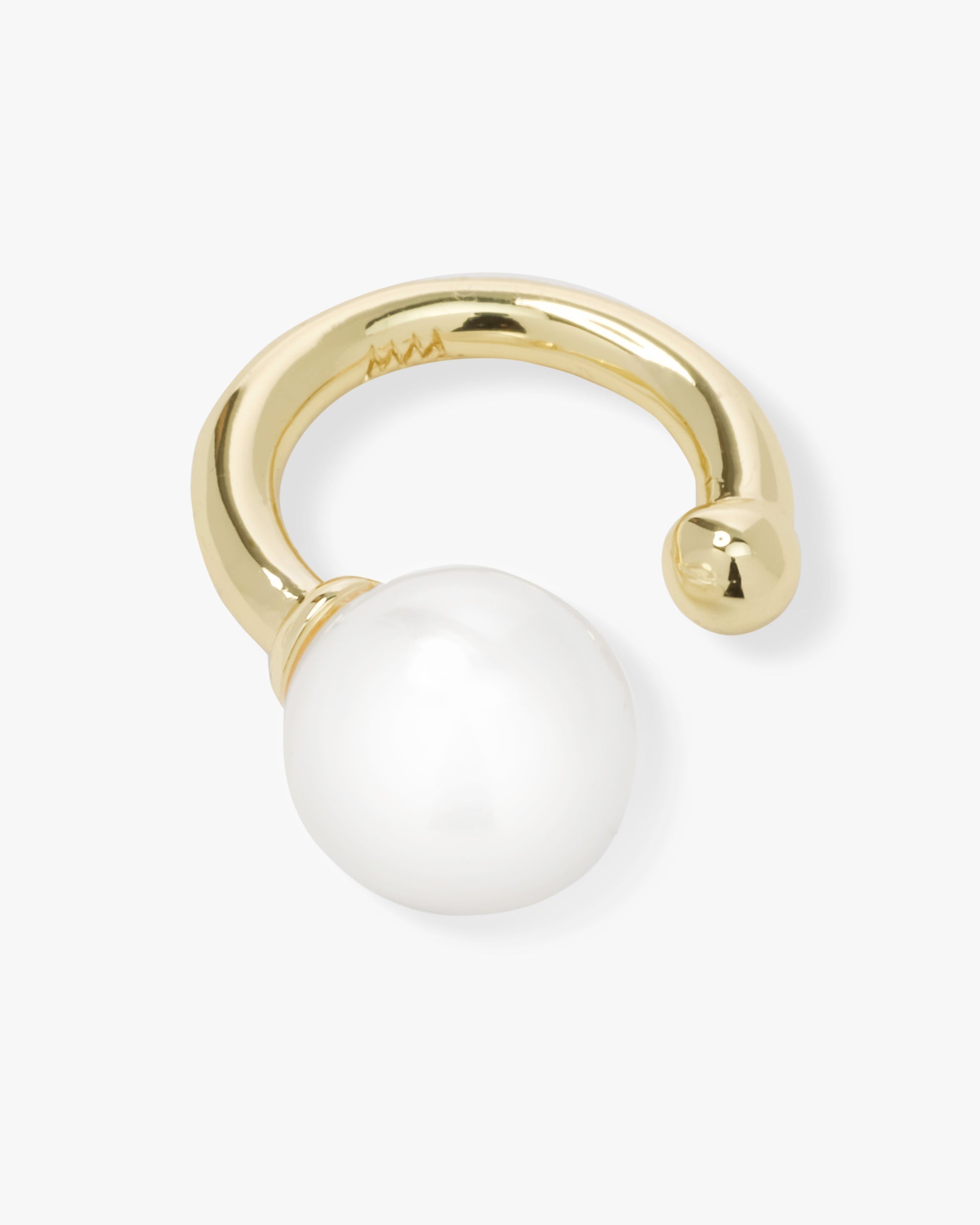 Perfect Pearl Ear Cuff - Gold