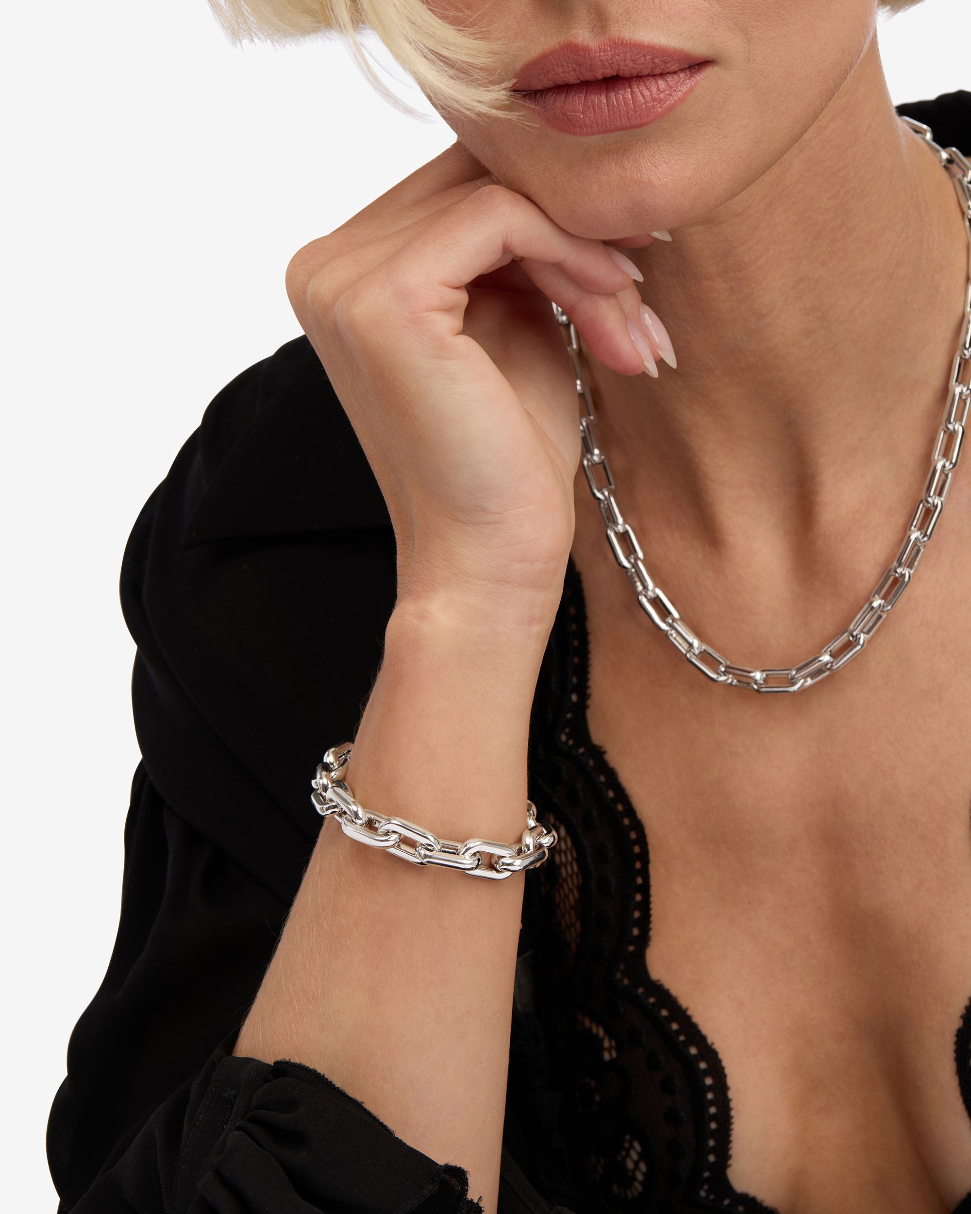 Frankie Chain Bracelet - Silver