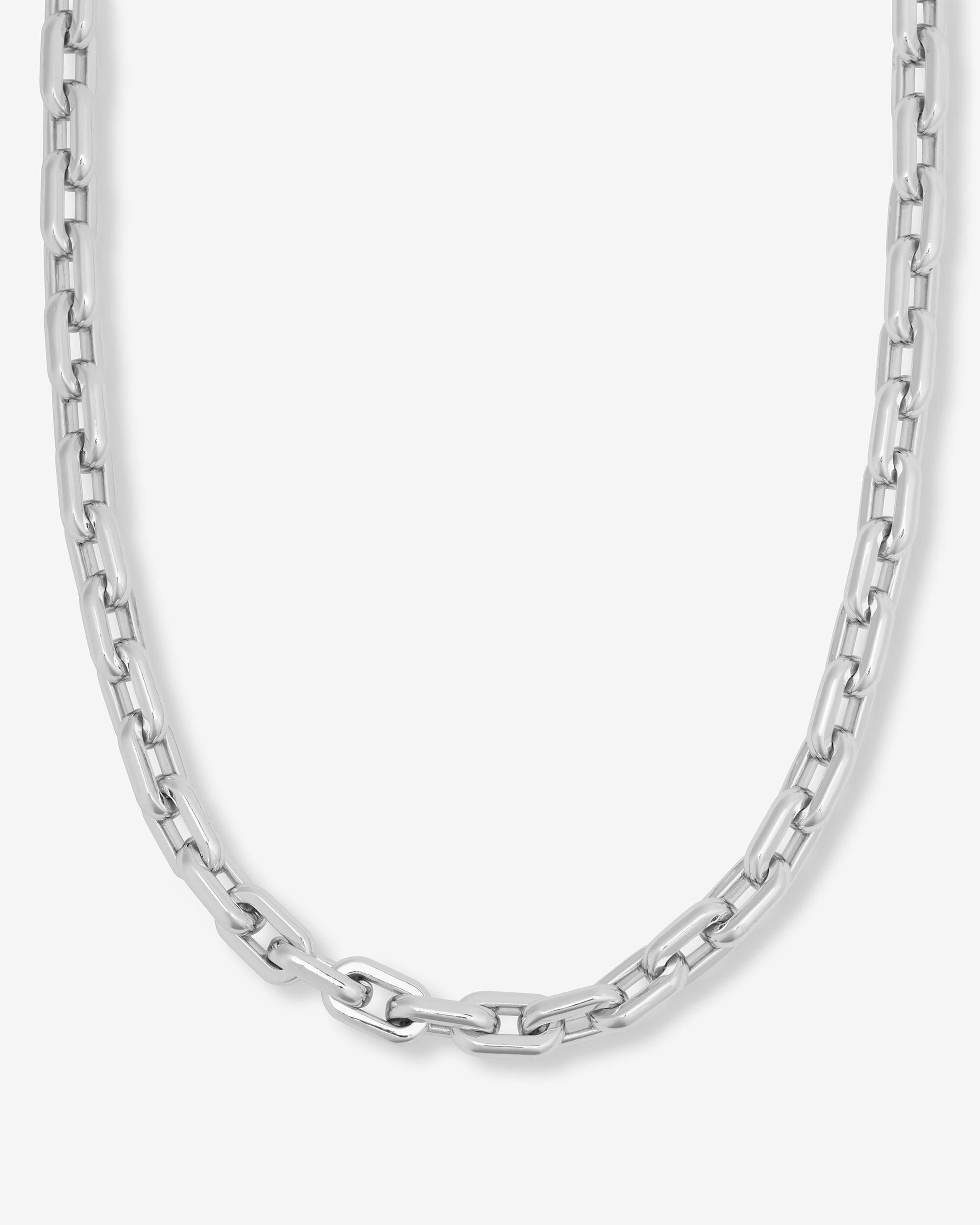 Frankie Chain Necklace 18" - Silver