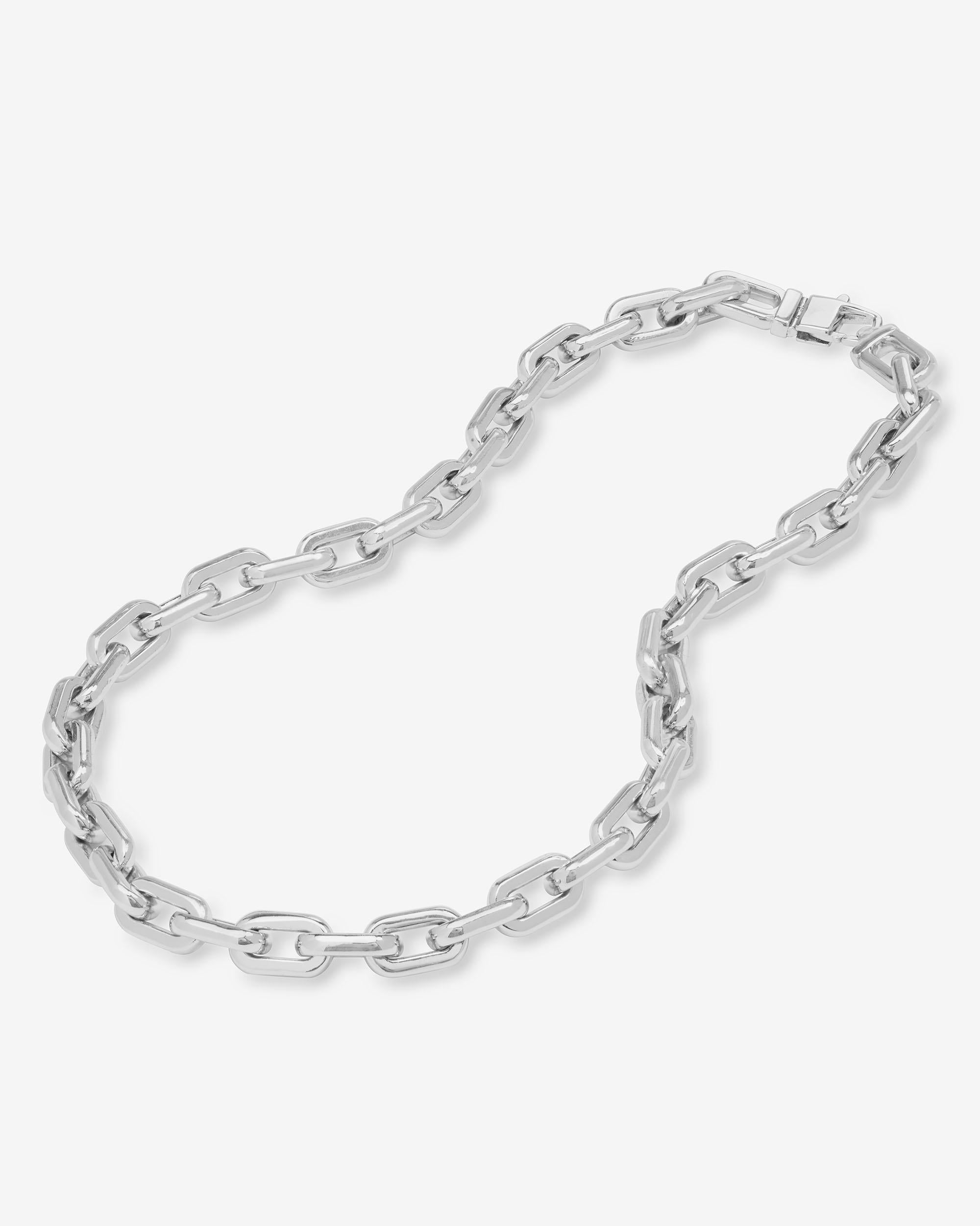 Frankie Chain Necklace 16" - Silver