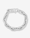 Frankie Pavé Chain Bracelet - Silver|White Diamondettes