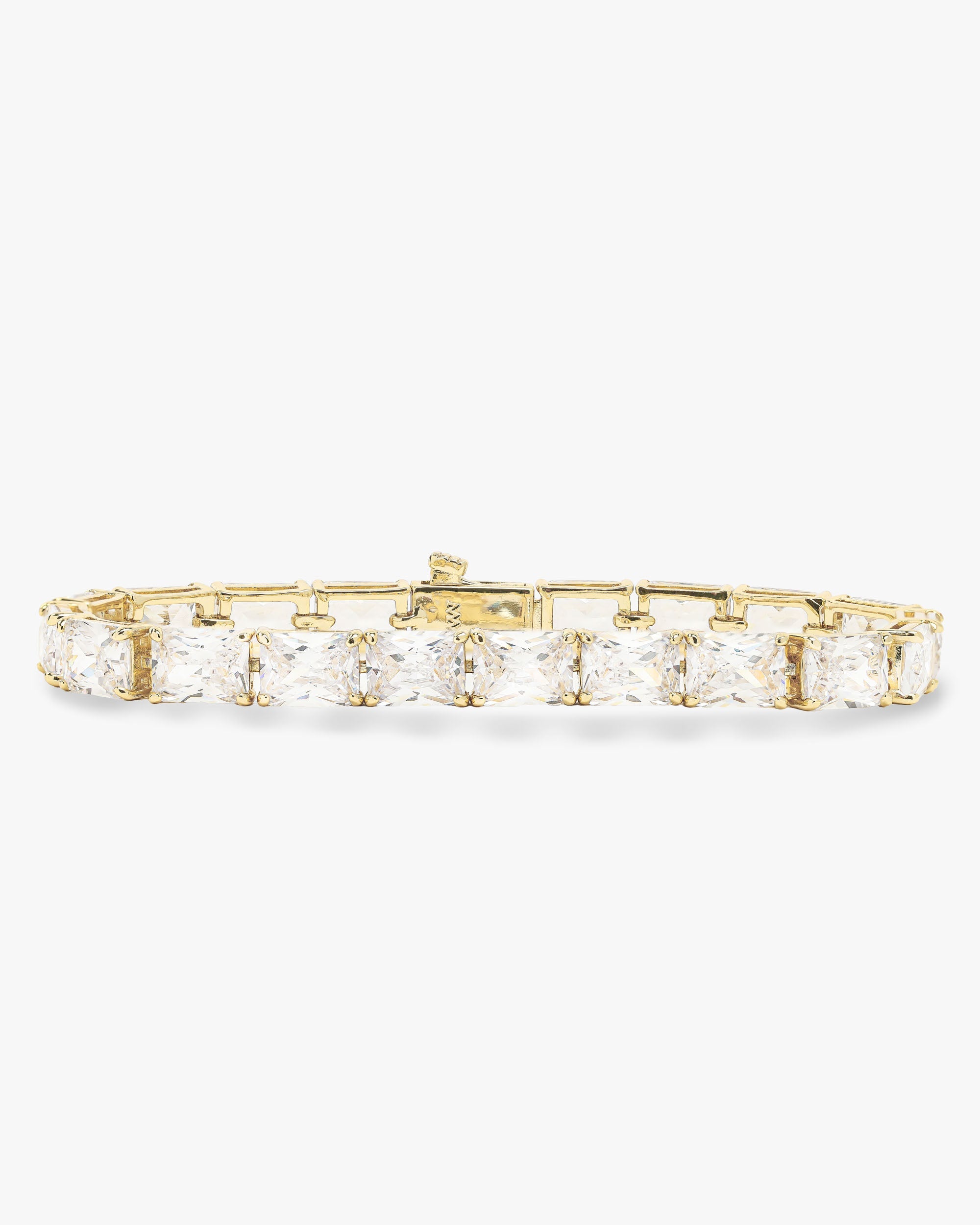 Grand Slam Tennis Bracelet - Gold|White Diamondettes