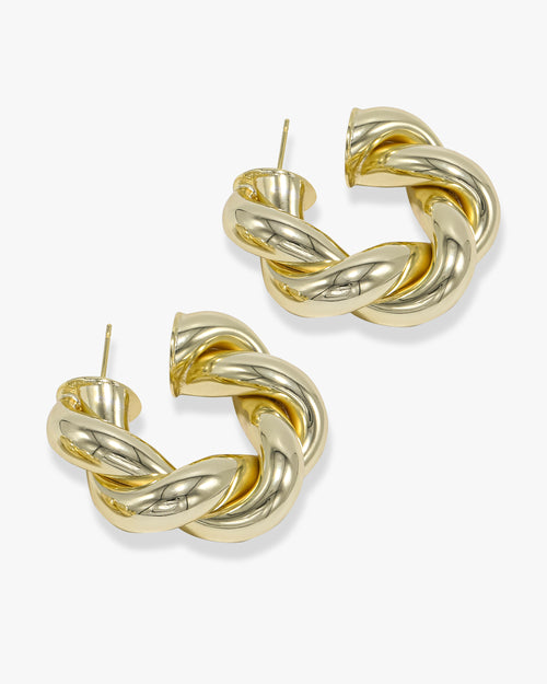 Mama Bella Hoops - Gold