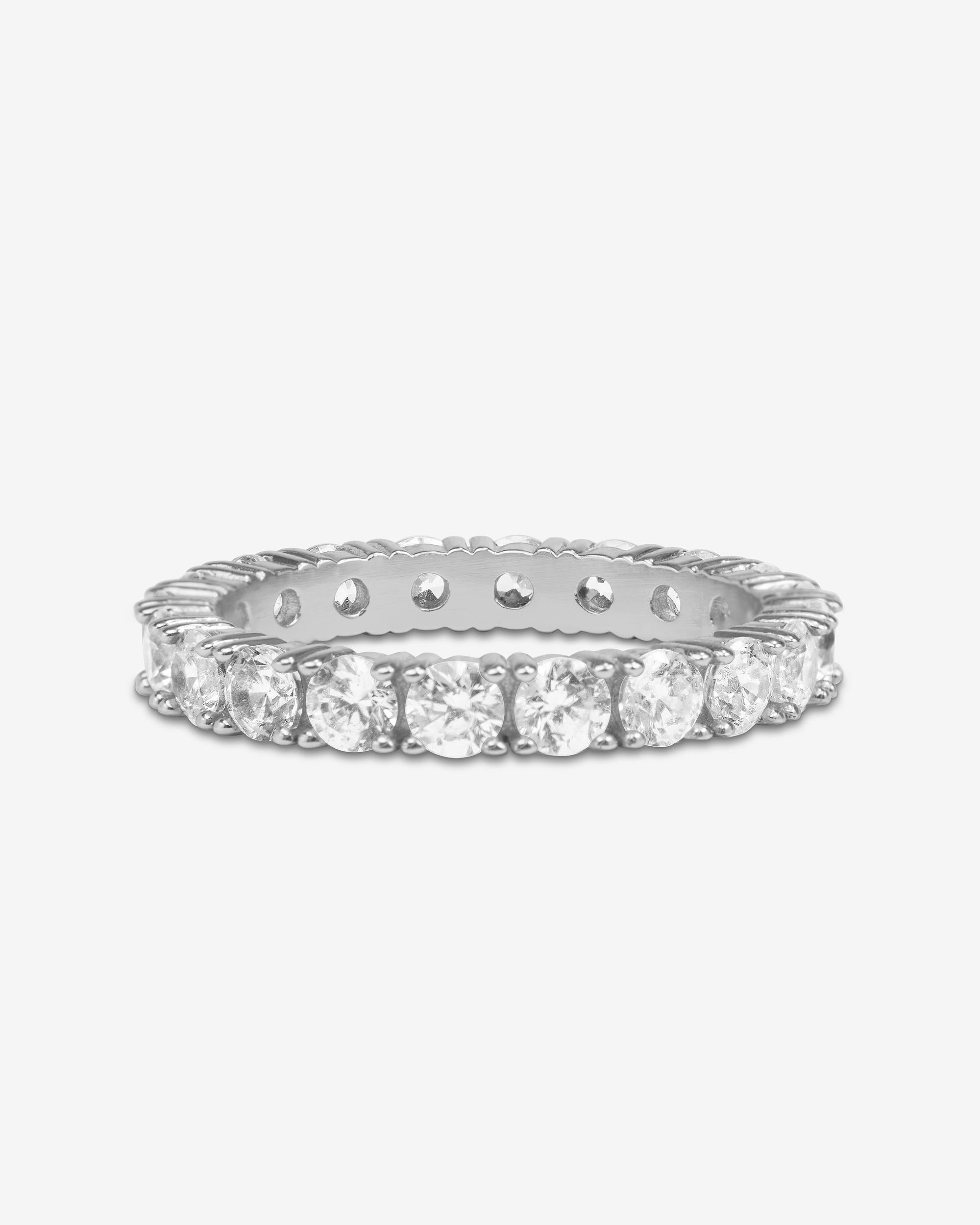 Heiress Ring - Silver|White Diamondettes