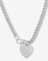 Julian XL Heart Cuban Chain Necklace 16