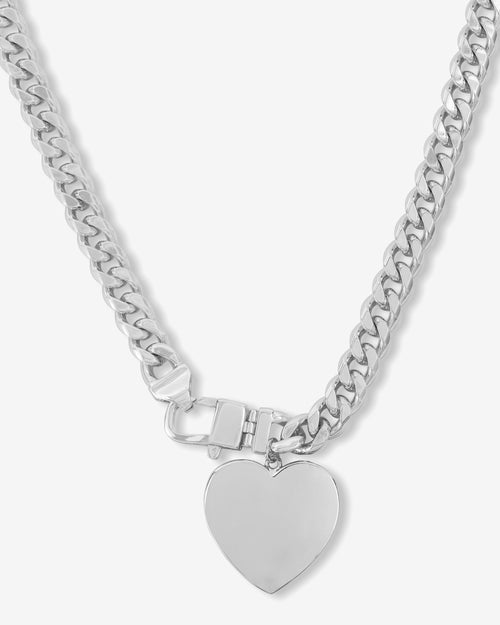 Julian XL Heart Cuban Chain Necklace 16