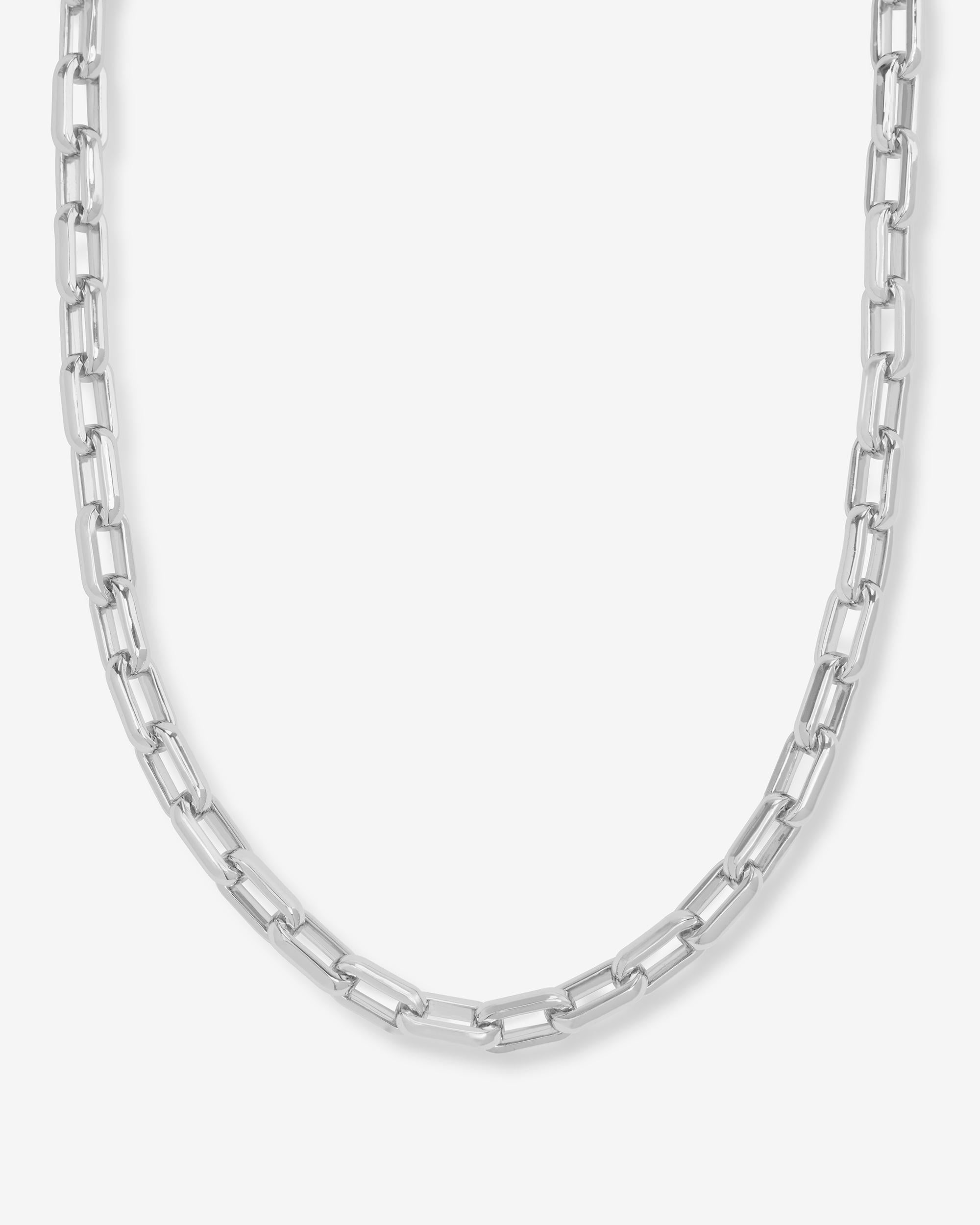 Lil Frankie Chain Necklace 18" - Silver