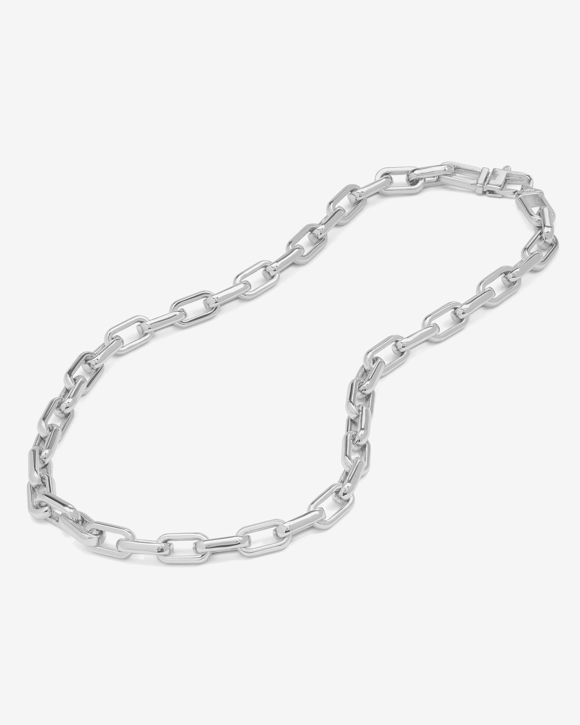 Lil Frankie Chain Necklace 18" - Silver