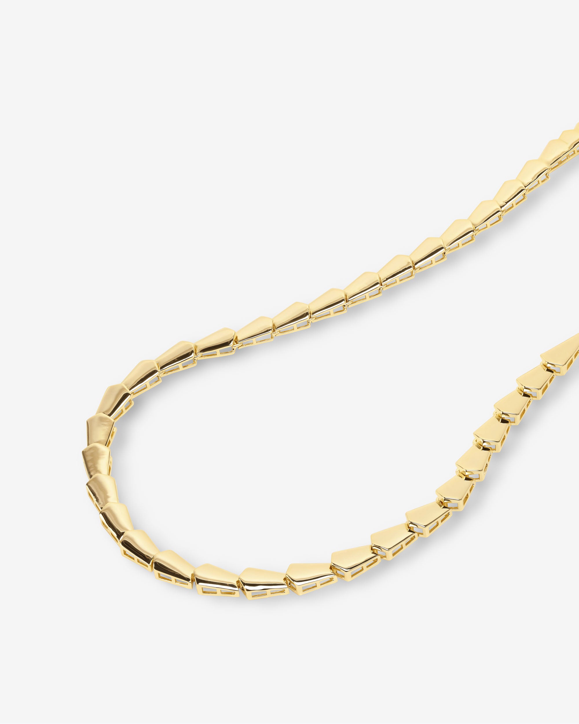 Mama Serpent Collar 16" - Gold