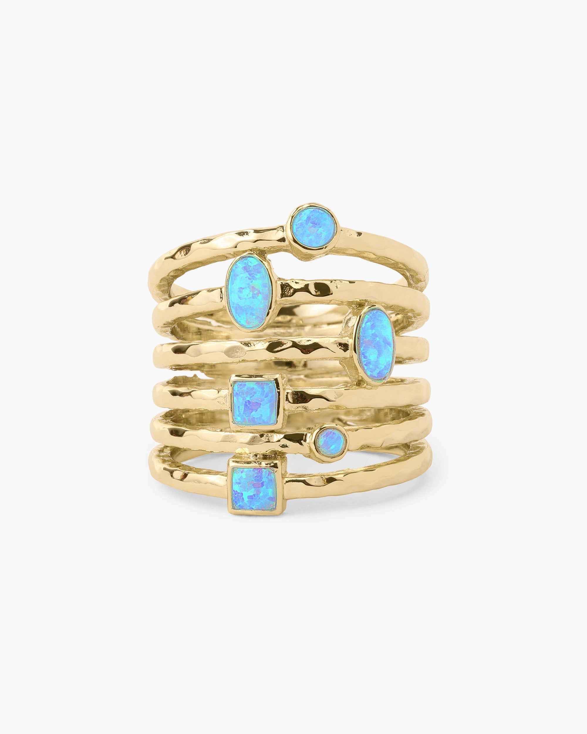 Gold|Blue Opal