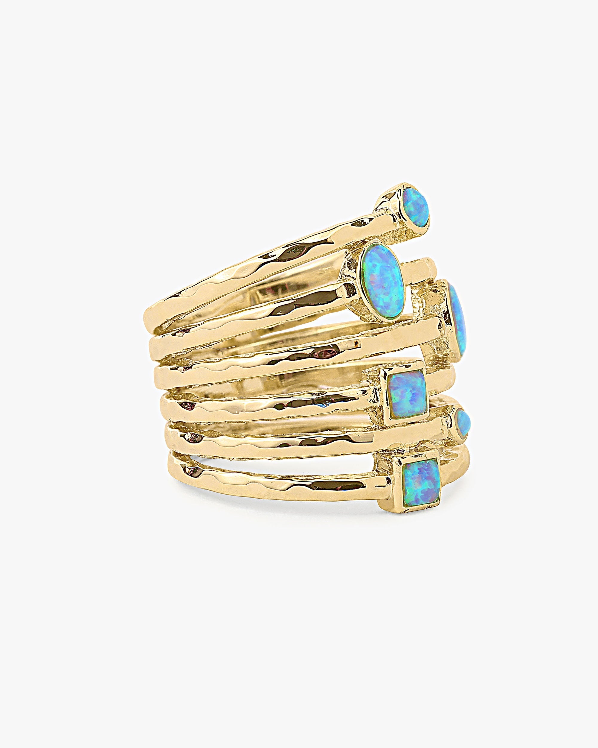 Gold|Blue Opal