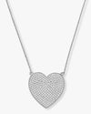 XL You Have My Whole Heart Pavé Necklace 15