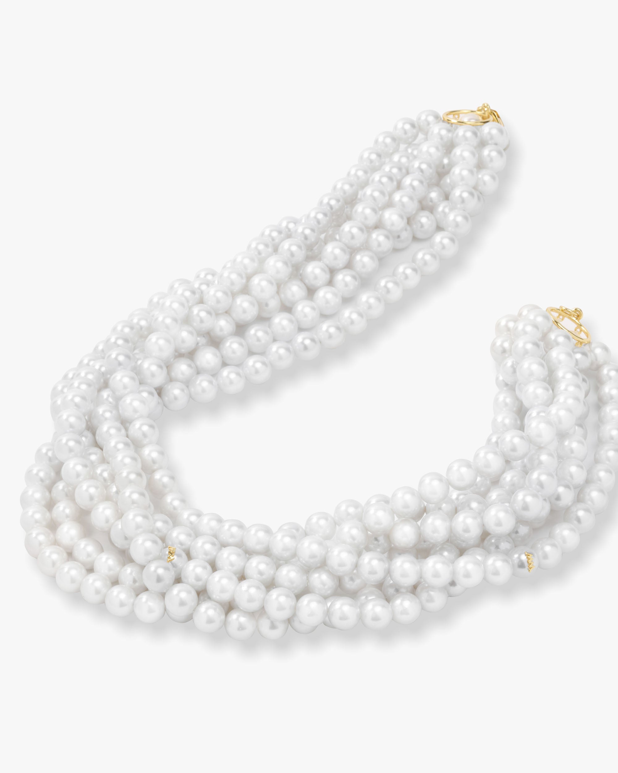 "THE" Perfect Pearl Collar Necklace - Gold