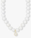 Perfect Pearl Teardrop Necklace - Gold