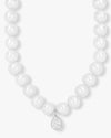 Perfect Pearl Teardrop Necklace - Silver