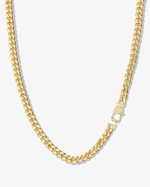 Julian Cuban Chain Necklace 6.8mm - Gold