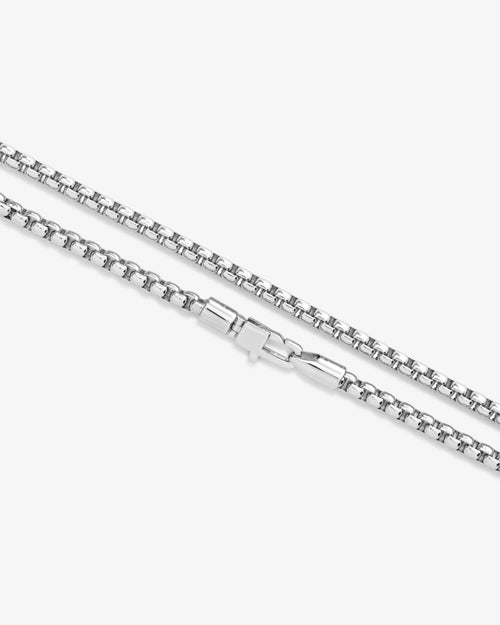 Logan Rolo Chain Necklace - Silver