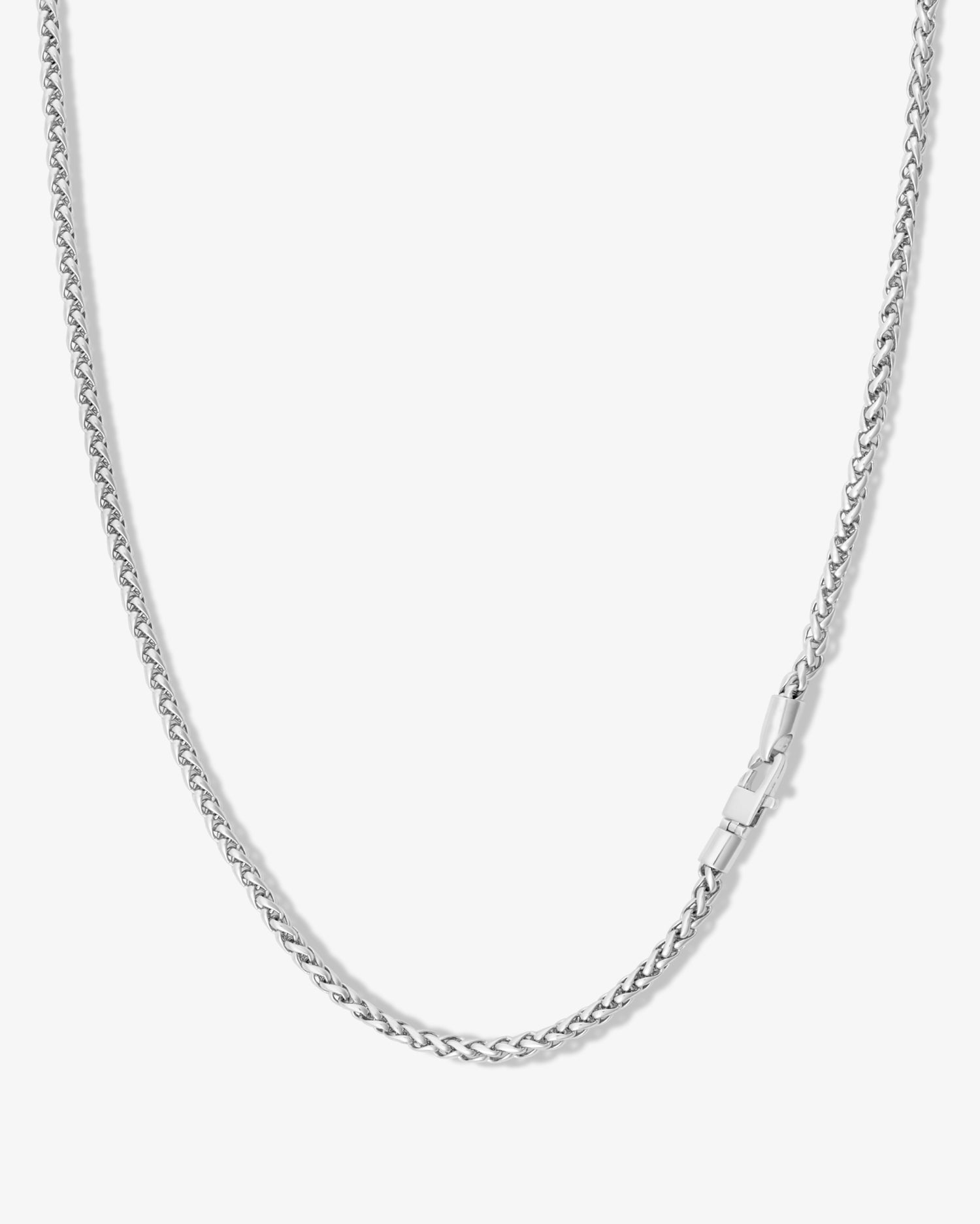 Harper Franco Chain Necklace - Silver