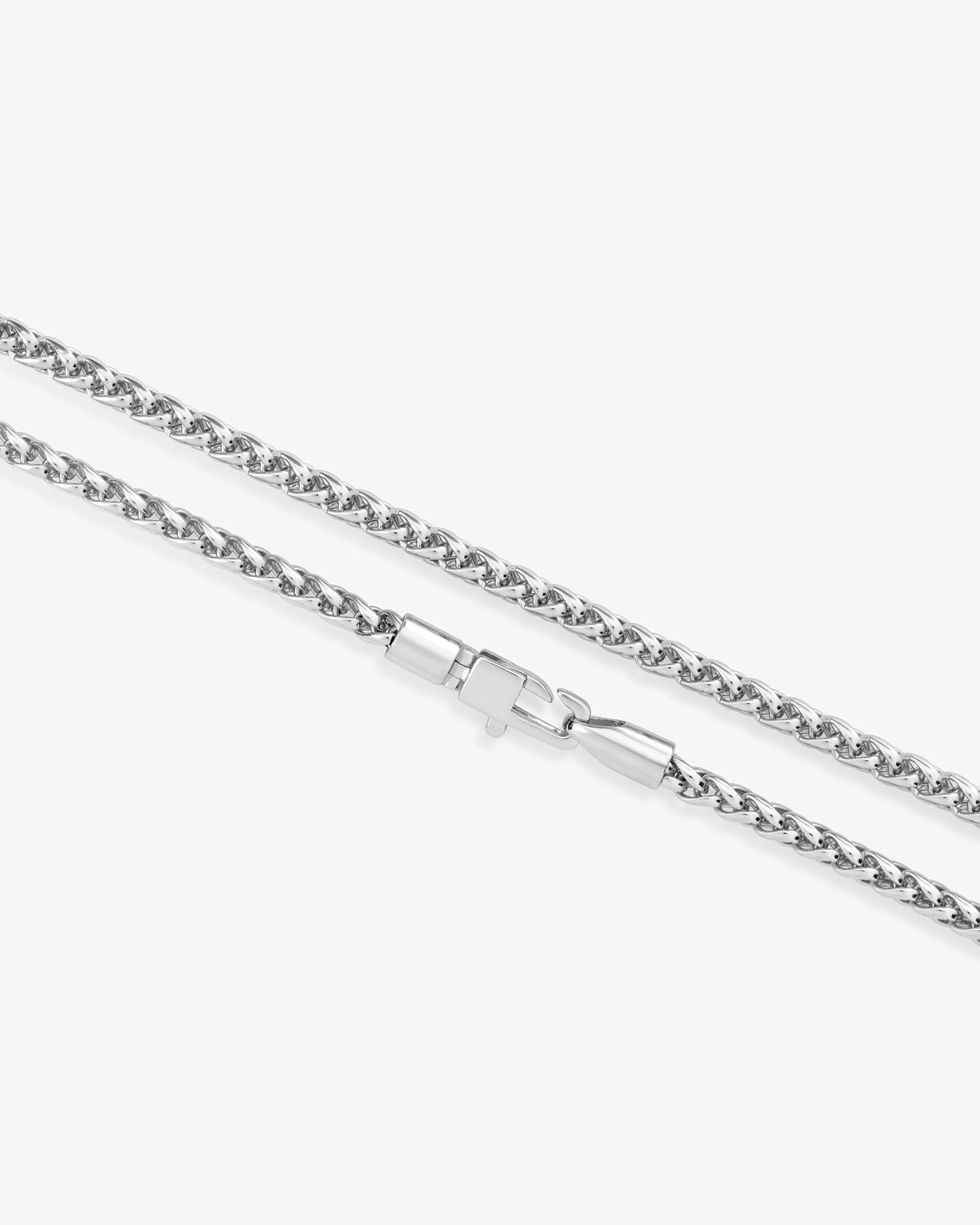 Harper Franco Chain Necklace - Silver