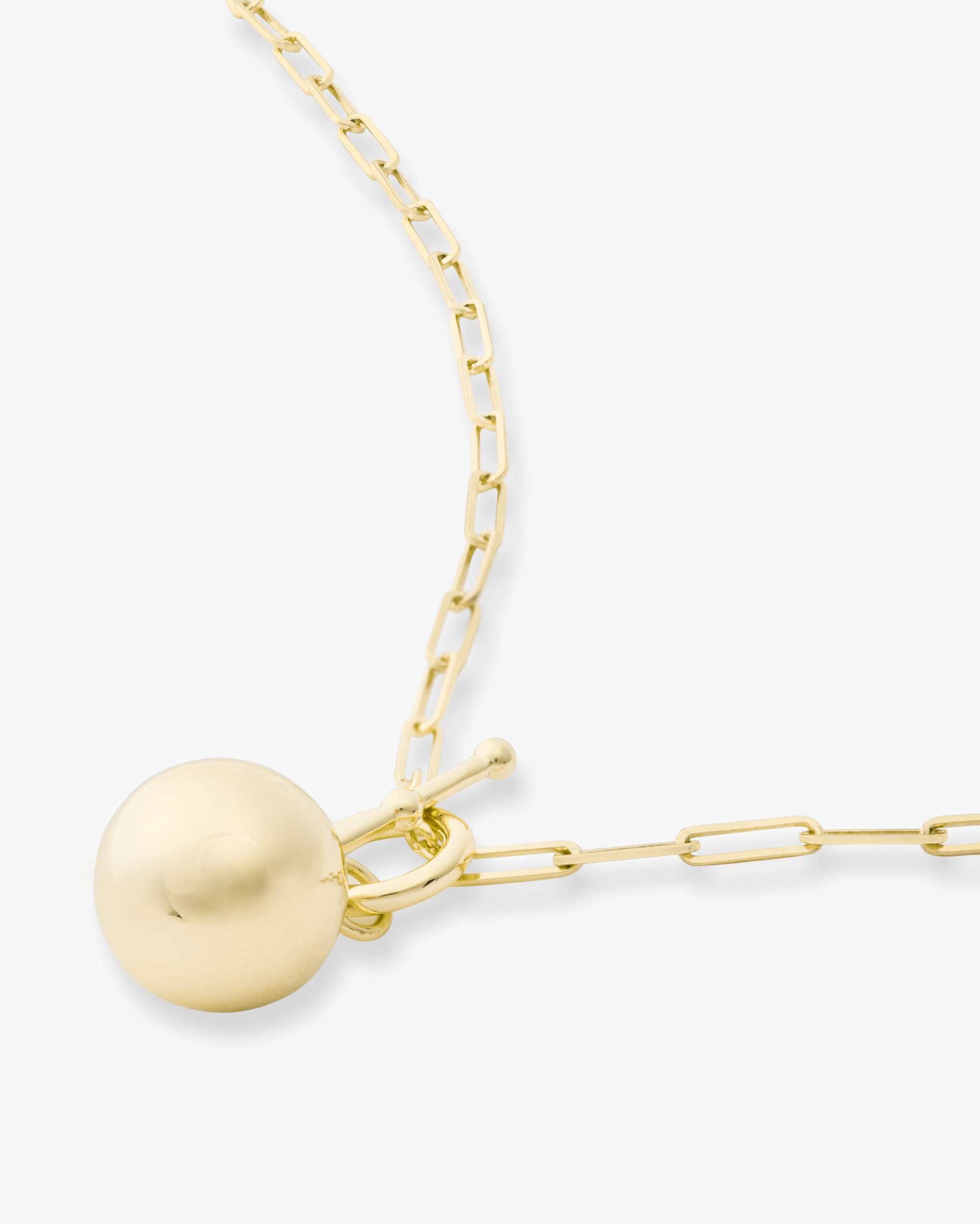 Life's a Ball Pendant Necklace - Gold