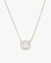 Duchess Pendant Necklace - Gold|White Diamondettes