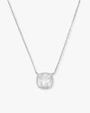 Duchess Pendant Necklace - Silver|White Diamondettes