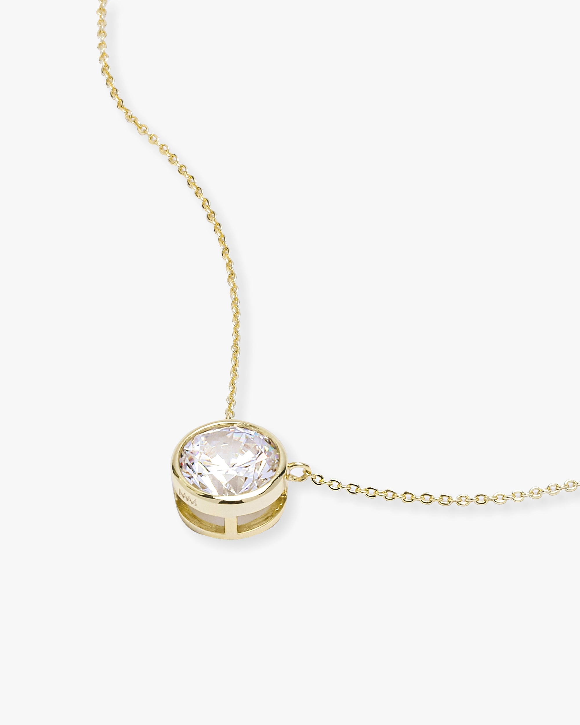 Mama Baroness Pendant - Gold|White Diamondettes