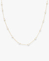 Perfect Pearl Infinity Necklace - Gold