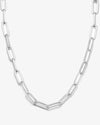 Carrie Chain Necklace - Silver