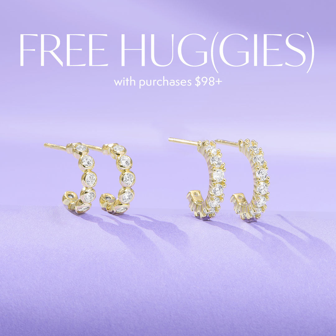 Free Huggie Set on orders of $98+