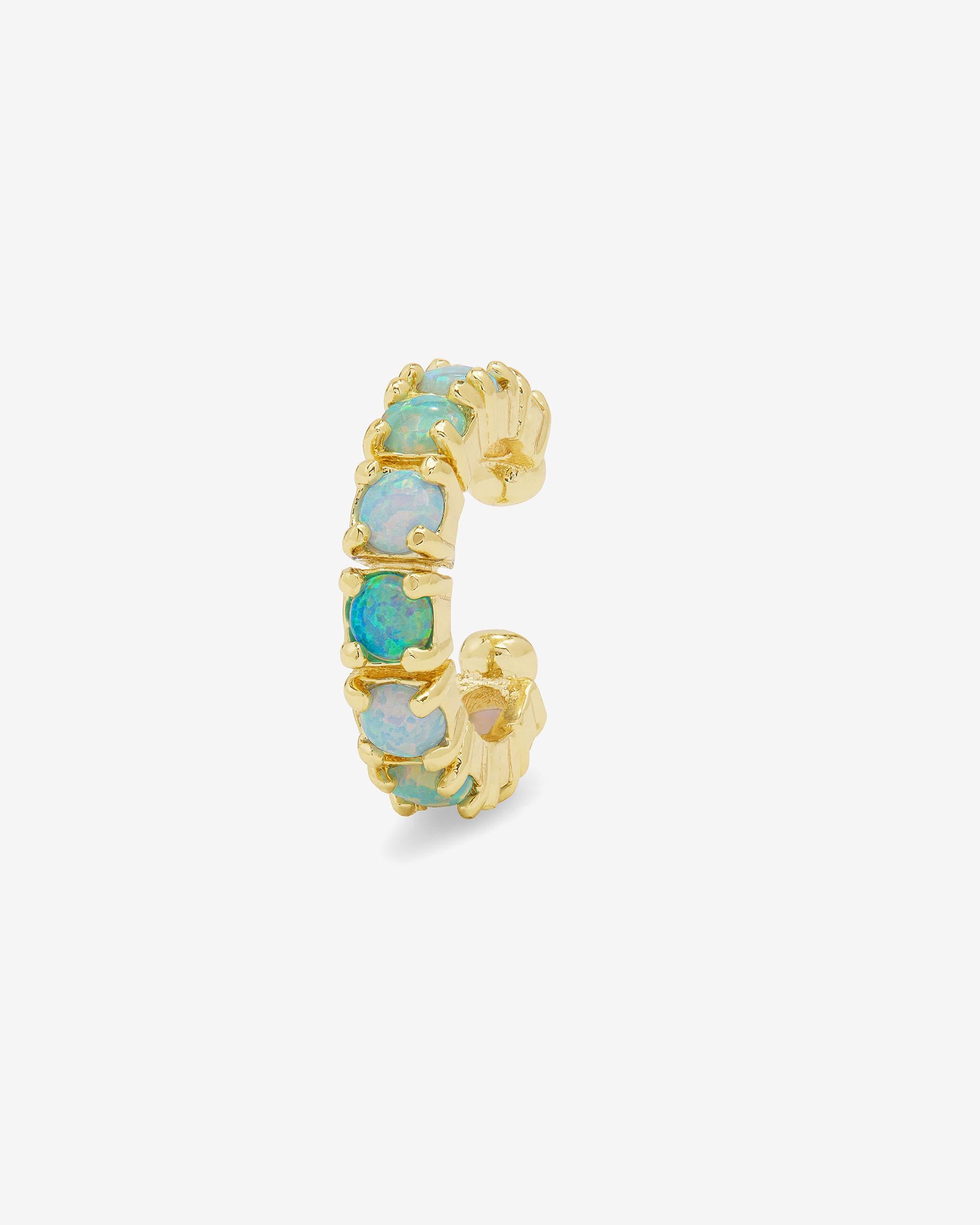 "Oh She Fancy" Ear Cuff - Gold|Blue Opal Ombré