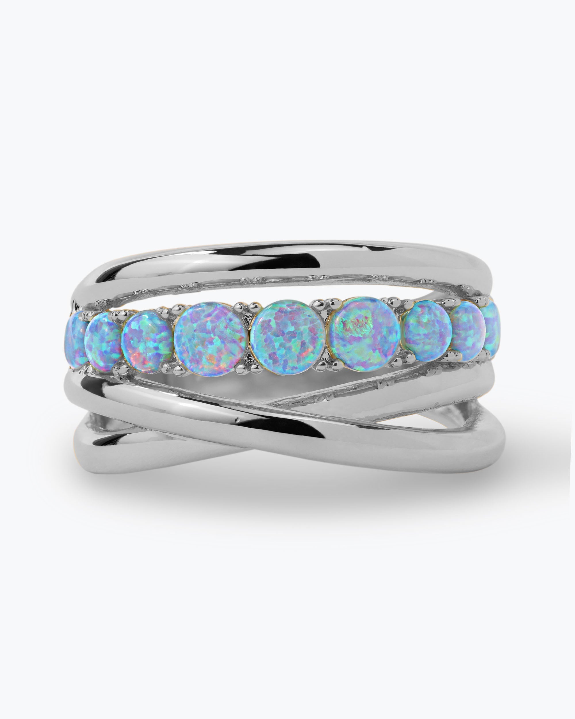 Silver|Blue Opal