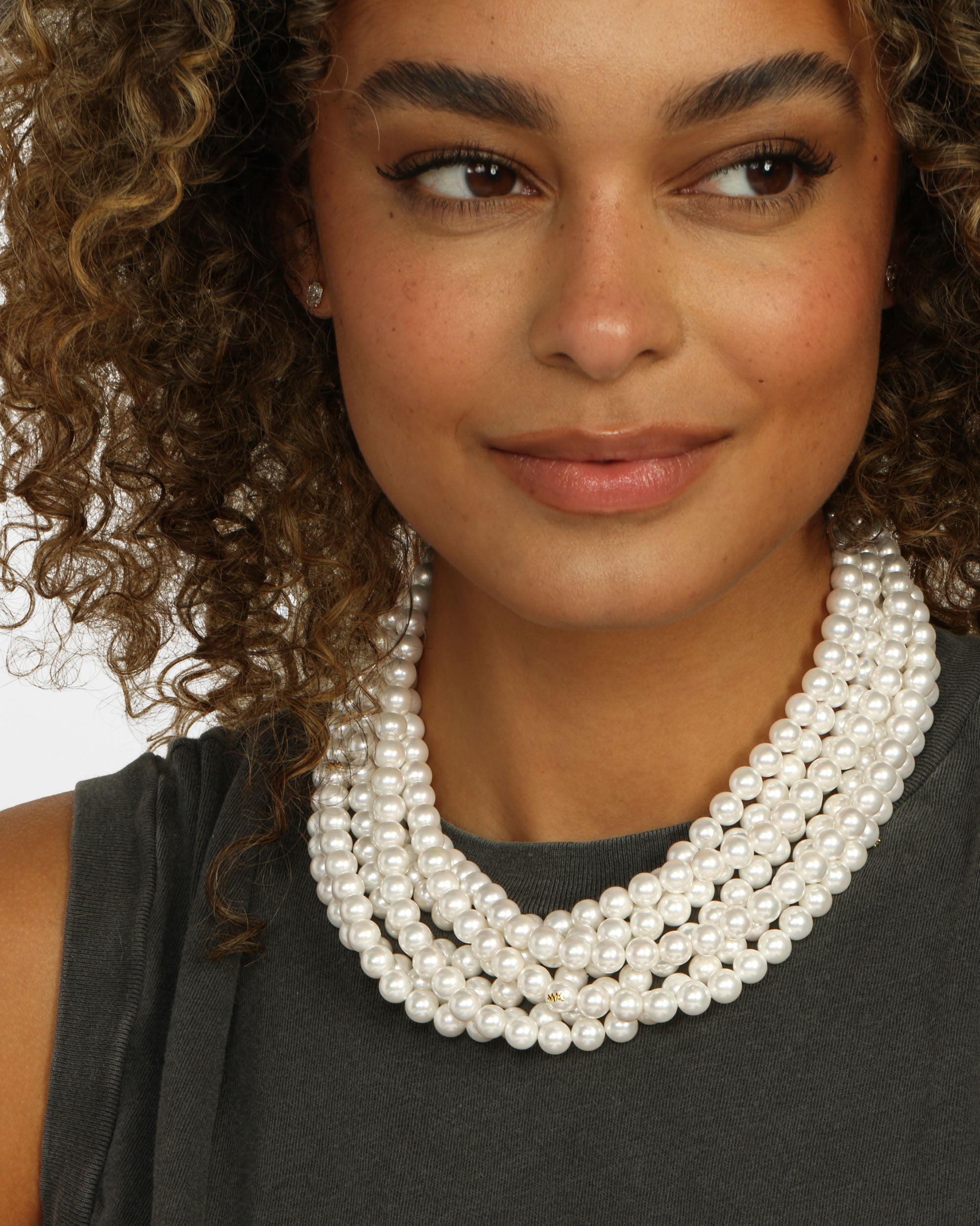 "THE" Perfect Pearl Collar Necklace - Gold