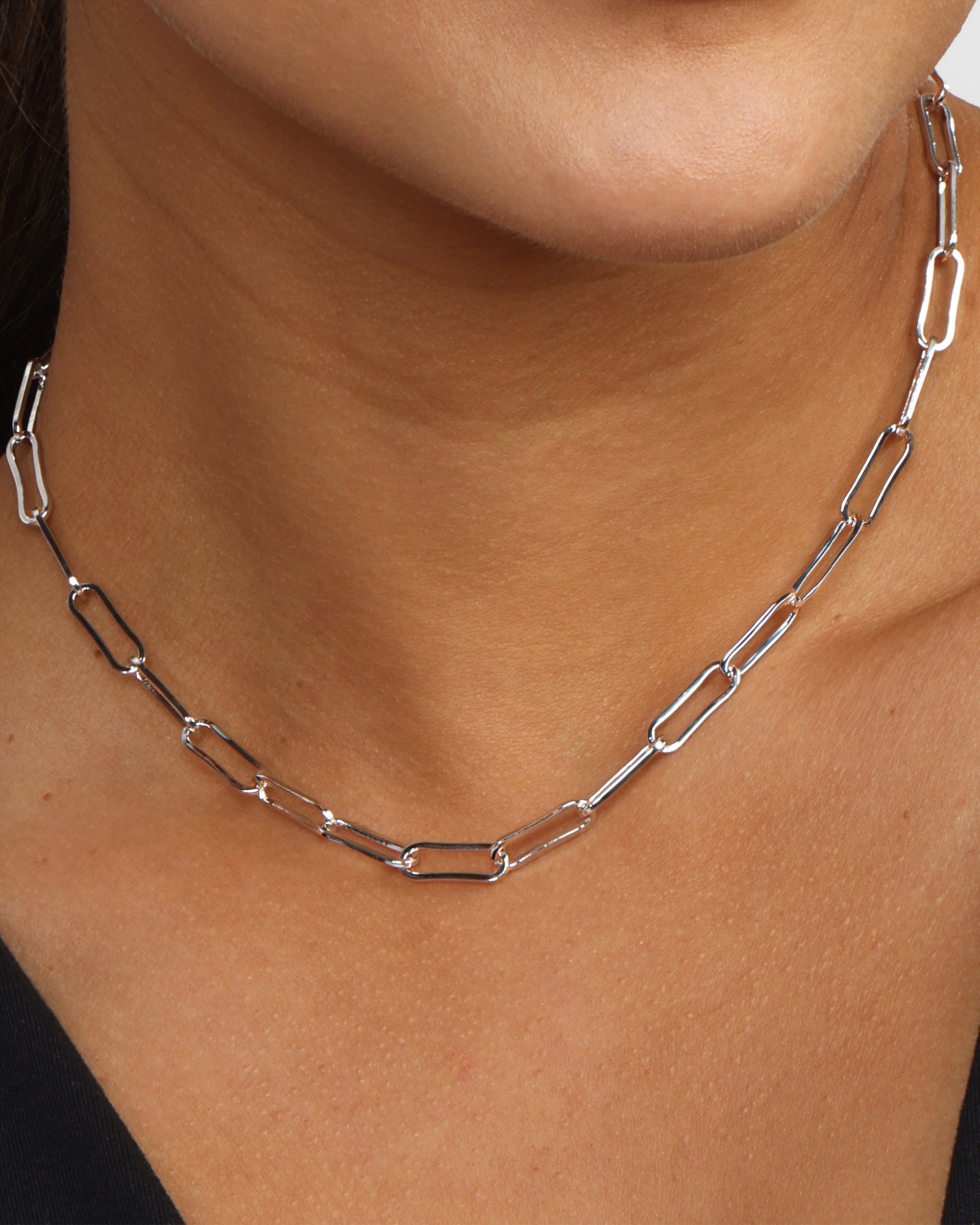 Samantha Chain Necklace - Silver